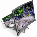 Zakřivená lupa na displej mobilu 12 palců 26 x 16 cm Zvětšovač obrazovky s držákem telefonu Pro sledování filmů a videí 1