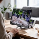 Zakřivená lupa na displej mobilu 12 palců 26 x 16 cm Zvětšovač obrazovky s držákem telefonu Pro sledování filmů a videí 6