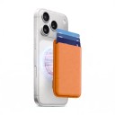 Sæt med 3 stk magnetiske kortpunge til MagSafe med skjult foldestativ i læder til iPhone 13, 14 og 15 1