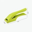 Lis na česnek 2v1 Drcení i krájení na plátky 19 x 7,8 x 3,8 cm ABS plast Kovová mřížka a čepele Zelený Pro česnek a zázvor do kuchyně 4