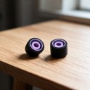 Skumpropper til Sony WF-1000XM4 og WF-1000XM5 Størrelse S Diameter 11 mm Par Hukommelsesskum Sort og Lilla Erstatningspropper 5