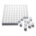 Hydroponisk væksthud Plade 100 blokke 25 x 25 x 2,4 cm Blokke 2,5 cm Til såning af frø og forspiring af planter 1