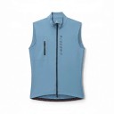 Men's Sleeveless Cycling Gilet Two-Way Zip Zip Pocket Stand-Up Collar Polyester and Elastane 1