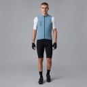 Men's Sleeveless Cycling Gilet Two-Way Zip Zip Pocket Stand-Up Collar Polyester and Elastane 4
