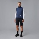 Men's Sleeveless Cycling Gilet with Reflective Stripes Full-Length Zip Stand-Up Collar Polyester and Microfiber 7