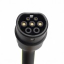 Lade kabel für Elektroautos Typ 2 auf Typ 2 22 kW 32 A 3-phasig Länge 10 m Fluoreszierender Streifen Schwarz Für Wallbox und öffentliche Stationen 5