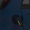 Ladekabel für Elektroautos Typ 2 auf Typ 2 3,5 kW 16 A 1-phasig Länge 10 m Fluoreszierender Streifen Schwarz Für Wallbox und öffentliche Stationen 2