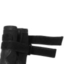 Vandtætte og skridsikre hundesko 4 stk Størrelse 7 Indvendige mål 8 x 7 cm Gummisål og to velcro stropper Sorte 5