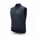 Men's Sleeveless Cycling Gilet Full Length Zip Stand-Up Collar Stretch Hem Polyester and Elastane 3