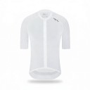 Men's Short Sleeve Cycling Jersey Full Length Zip Fitted Cut Raglan Sleeves Nylon and Elastane 1