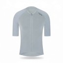 Men's Short Sleeve Cycling Jersey Full Length Zip Fitted Cut Raglan Sleeves Nylon and Elastane 2