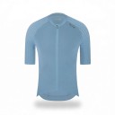 Men's Short Sleeve Cycling Jersey Full Length Zip Fitted Cut Raglan Sleeves Nylon and Elastane 14