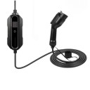 Tragbare Ladestation für Elektrofahrzeuge Typ 1 J1772 Stecker Schuko 3,6 kW 6 bis 16 A Kabel 5 m LCD-Display IP66 Schwarz Für normale Steckdose 1