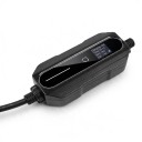 Tragbare Ladestation für Elektrofahrzeuge Typ 1 J1772 Stecker Schuko 3,6 kW 6 bis 16 A Kabel 5 m LCD-Display IP66 Schwarz Für normale Steckdose 3