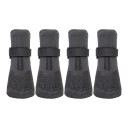 Sokker til hunden skridsikre med beskyttelse af poter 4 stk Størrelse M Sål 5,2 x 4,3 cm Længde 10,5 cm Strikket med velcro Sort 1