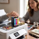 Barevné inkoustové kazety 603XL Kompatibilní s Epson Expression Home XP-2100 XP-3100 XP-4100 Sada 3 ks 13,5 ml Modrá magenta a žlutá 5