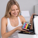 Inkoustové kazety 603XL Pro Epson Expression Home XP-2100 XP-3100 XP-4100 Sada 5 ks 2x Černá 14 ml a Modrá magenta i žlutá 13,5 ml 4