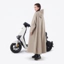 Dlouhá nepromokavá pláštěnka pončo s rukávy a kapucí s kšiltem z tkaniny Oxford 300D univerzální velikost unisex 3