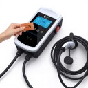 Wallbox-Ladegerät für Elektroautos Typ 2 7,6 kW 32 A Einphasenanzeige 4,3 Zoll Wi-Fi-App und RFID Kabel 5 m Weiß-Schwarz Zur Wandmontage 3