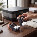Černé inkoustové kazety 903XL Pro HP OfficeJet Pro 6950 6960 6970 6975 6978 Sada 2 ks 55 ml Barvivový inkoust s čipem Na dokumenty 6
