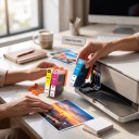 Barevné inkoustové kazety 903XL Pro HP OfficeJet Pro 6950 6960 6970 6978 Sada 3 ks 15 ml Barvivový inkoust Modrá magenta a žlutá 2