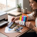 Barevné inkoustové kazety 903XL Pro HP OfficeJet Pro 6950 6960 6970 6978 Sada 3 ks 15 ml Barvivový inkoust Modrá magenta a žlutá 5