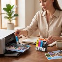 Inkoustové kazety 903XL Pro HP OfficeJet Pro 6950 6960 6970 6978 Sada 4 ks 55 ml a 15 ml Barvivový inkoust Černá modrá magenta a žlutá 2