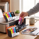 Inkoustové kazety 903XL Pro HP OfficeJet Pro 6950 6960 6970 6975 6978 Sada 8 ks 2x Černá 55 ml a 2x Modrá magenta i žlutá 15 ml 7