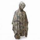 Maskáčové pončo pláštěnka s kapucí šířka 140 cm polyester s PU vrstvou skládací s úložným vakem pro turistiku unisex 13