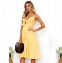 Vestido de verano de mujer con lazos 3