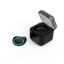 Trådlösa bluetooth 5.0 hörlurar för örat med mikrofon och laddningsbox Litet propp för ett öra Volym- och musikstyrning 2