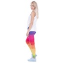 Moderna färgglada leggings för kvinnor 6