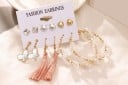 Boucles d'oreilles pour femmes 6 paires 20