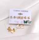 Boucles d'oreilles pour femmes 6 paires 23