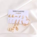 Boucles d'oreilles pour femmes 6 paires 25