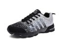 Löparskor för kvinnor och män Bekväma sneakers med andningsbar stickad ovandel Stabil häl Profilera sula Material gummi syntet och EVA 2