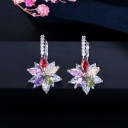 Kvinnors örhängen blommor G534 5