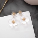 Kvinnors örhängen blommor J154 10