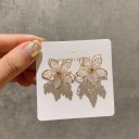 Kvinnors örhängen blommor J174 1