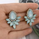 Boucles d'oreilles pour femmes avec des cristaux G746 6