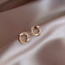 Kvinnors örhängen med zirkoner G502 2