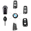 14mm samolepka na klíče od auta BMW 3D kovová samolepicí nálepka s logem Stylový autodoplněk Ochrana klíčů Dekorace interiéru 6
