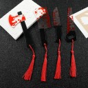 15 cm Bookmark Horror Themed Kitchen Knife with Tassel Bookmark for Horror Lovers 3