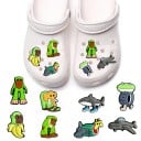 15 stuks decoraties voor crocs internet brainrot figuren PVC set versieringen voor instap schoenen accessoires voor de gaten van schoenen 2