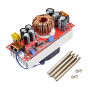 1500W DC-DC měnič napětí 10-60V na 12-90V s vestavěným větráčkem Hliníková žebra 150 kHz Převodník stabilizátor napájení 1