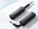 Bluetooth ljudadapter mottagare och sändare med 3,5 mm jack Handsfree Bluetooth 5.0 Räckvidd 10 m Batteritid 5,5 till 8 timmar Laddning via USB-C 2
