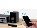 Bluetooth-mottagare med jack-kontakt för bil och högtalare Trådlös musikuppspelning från telefonen Liten svart adapter med mikrofon 6