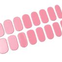 16 consejos de pegatinas de gel semisólido para uñas Colores puros Lámpara UV/LED Esmalte de gel Larga duración Decoraciones de gel de cobertura total 10