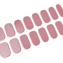 16 consejos de pegatinas de gel semisólido para uñas Colores puros Lámpara UV/LED Esmalte de gel Larga duración Decoraciones de gel de cobertura total 12