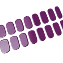 16 Tips Half-Cured Gel Nail Stickers Pure Colours UV/LED Lamp Gel Polish Long-Lasting Full-Coverage Gel Decorations 7